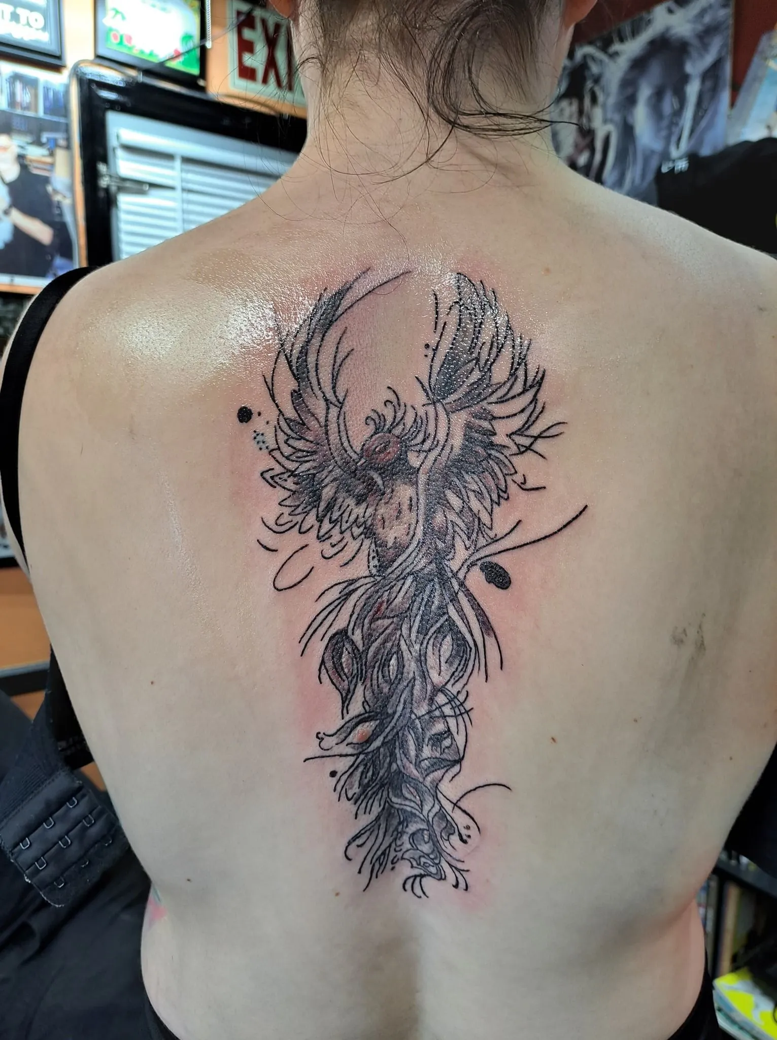 Phoenix back piece